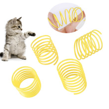 Cat durable Colorful Plastic Spring Toys Pet Gringing Claws Toys